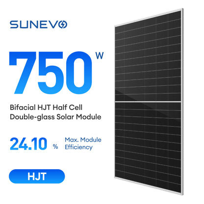SUNEVO 750W bifacial Solar Panel - 6NHJT