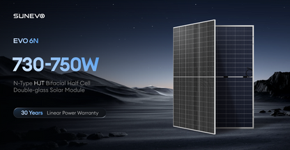 SUNEVO 750W bifacial Solar Panel - 6NHJT