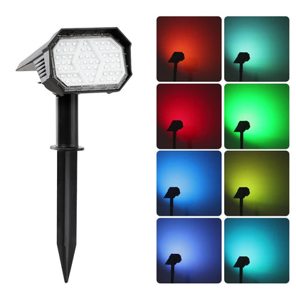 SL-12 RGB Solar Spot Light
